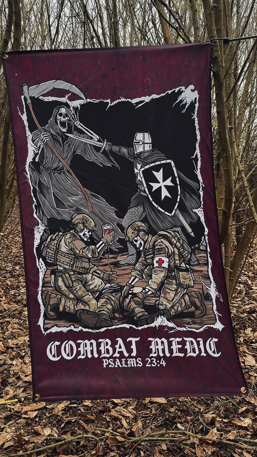 COMBAT MEDIC FLAG