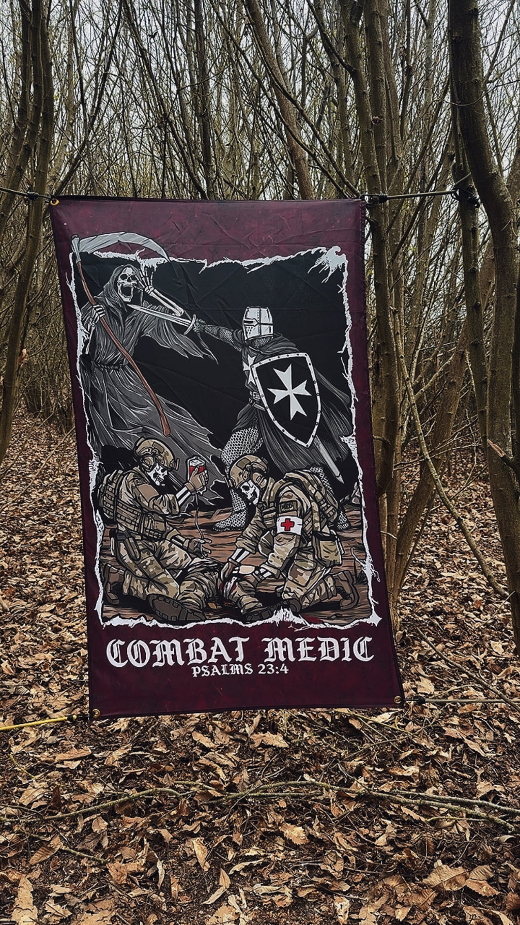 COMBAT MEDIC FLAG
