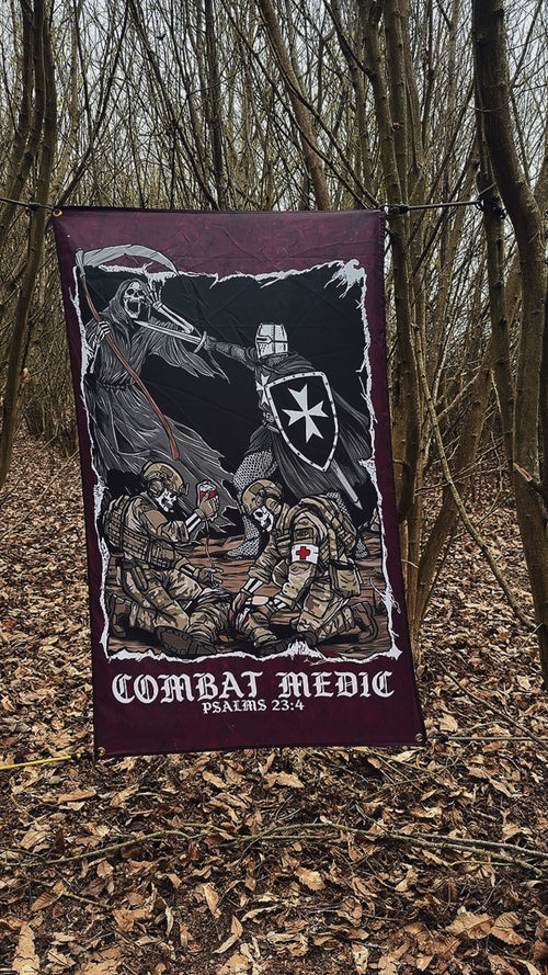 COMBAT MEDIC FLAG